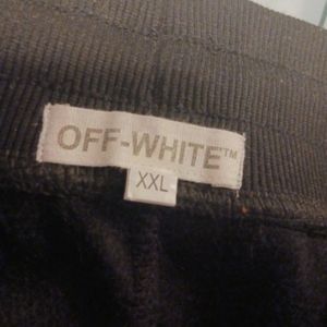Off White red/black sweat pants